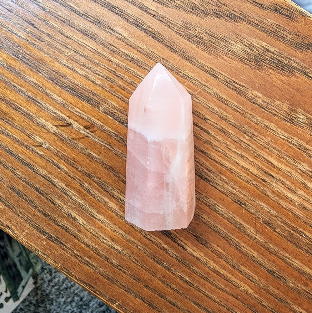 Strawberry Calcite Tower